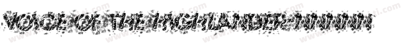 Voice of the Highlander字体转换